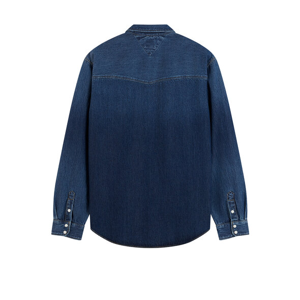 TOMMY HILFIGER 'WESTERN' DENIM ΠΟΥΚΑΜΙΣΟ ΑΝΔΡΙΚΟ DM0DM23697-1BK