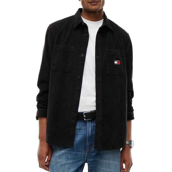 TOMMY HILFIGER TJM ΚΟΤΛΕ ΠΟΥΚΑΜΙΣΟ ΑΝΔΡΙΚΟ DM0DM23705-BDS
