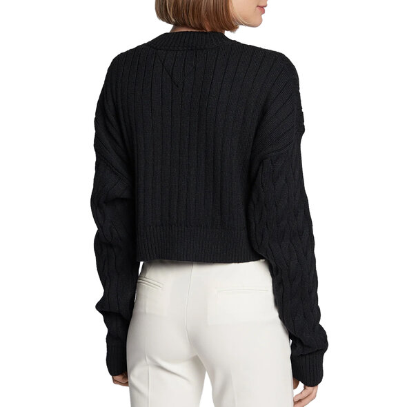 TOMMY HILFIGER BOXY ΠΟΥΛΟΒΕΡ ΓΥΝΑΙΚEIO DW0DW14261-BDS