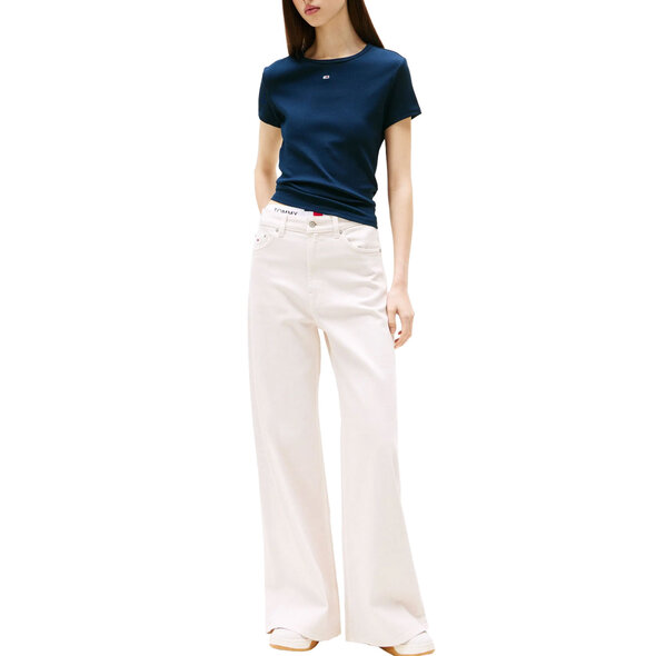 TOMMY HILFIGER TJW RIB SLIM ΜΠΛΟΥΖΑ ΓΥΝΑΙΚEIA DW0DW17383-C1G
