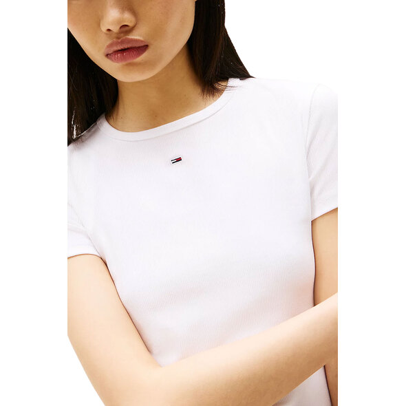 TOMMY HILFIGER TJW RIB SLIM ΜΠΛΟΥΖΑ ΓΥΝΑΙΚEIA DW0DW17383-YBR