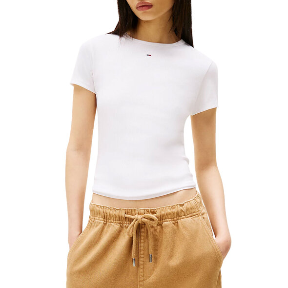 TOMMY HILFIGER TJW RIB SLIM ΜΠΛΟΥΖΑ ΓΥΝΑΙΚEIA DW0DW17383-YBR