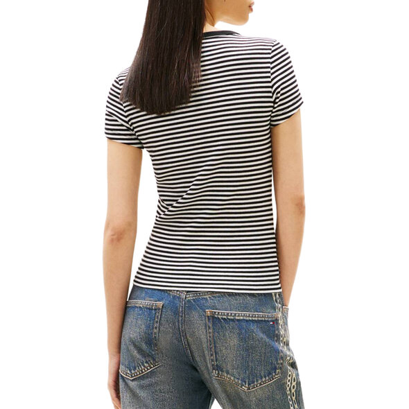 TOMMY HILFIGER SLIM RIB ΜΠΛΟΥΖΑ ΓΥΝΑΙΚEIA DW0DW17385-0AQ