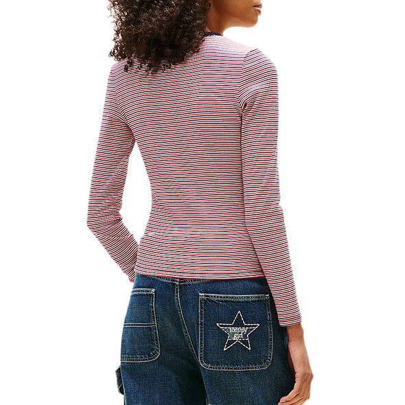 TOMMY HILFIGER SLIM ESSENTIAL RIB ΜΠΛΟΥΖΑ ΓΥΝΑΙΚEIA DW0DW17387-0FD