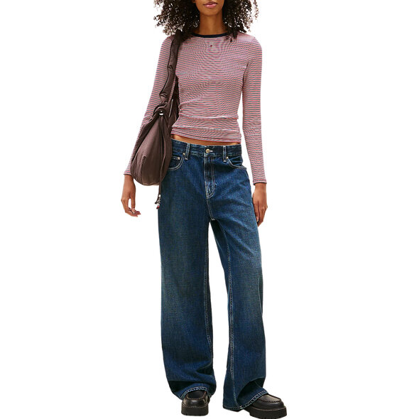 TOMMY HILFIGER SLIM ESSENTIAL RIB ΜΠΛΟΥΖΑ ΓΥΝΑΙΚEIA DW0DW17387-0FD
