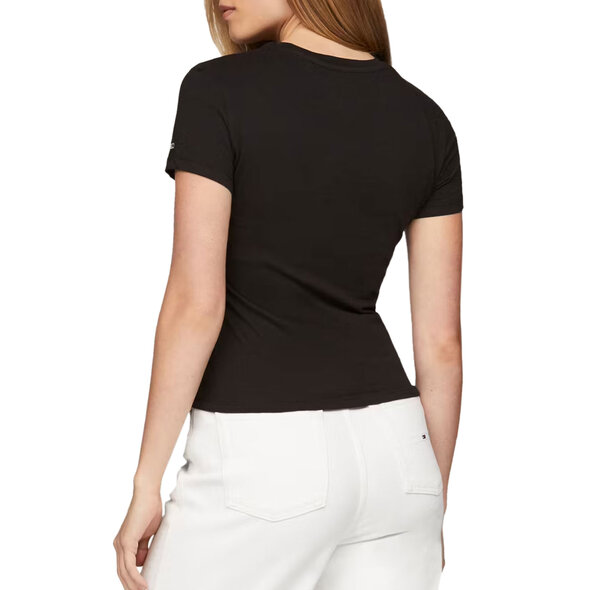TOMMY HILFIGER TJW LOGO SLIM T-SHIRT ΓΥΝΑΙΚEIO DW0DW19447-BDS