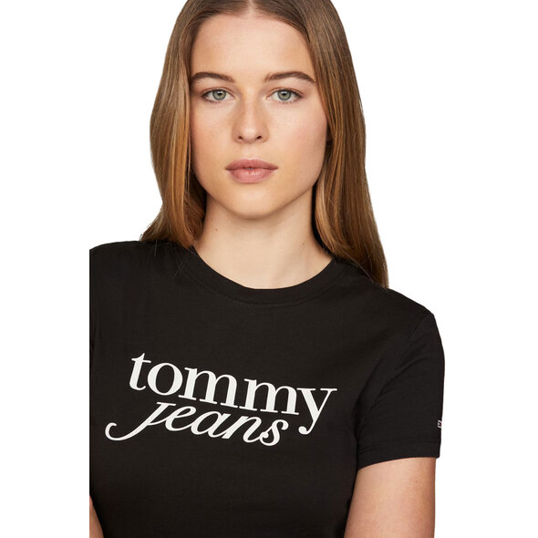TOMMY HILFIGER TJW LOGO SLIM T-SHIRT ΓΥΝΑΙΚEIO DW0DW19447-BDS