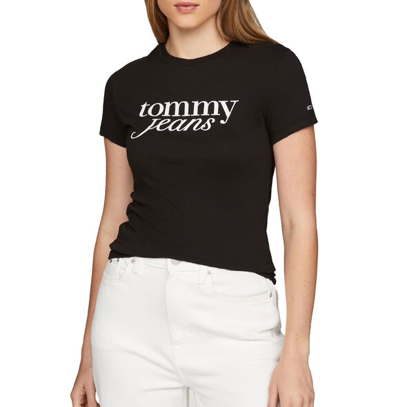 TOMMY HILFIGER TJW LOGO SLIM T-SHIRT ΓΥΝΑΙΚEIO DW0DW19447-BDS