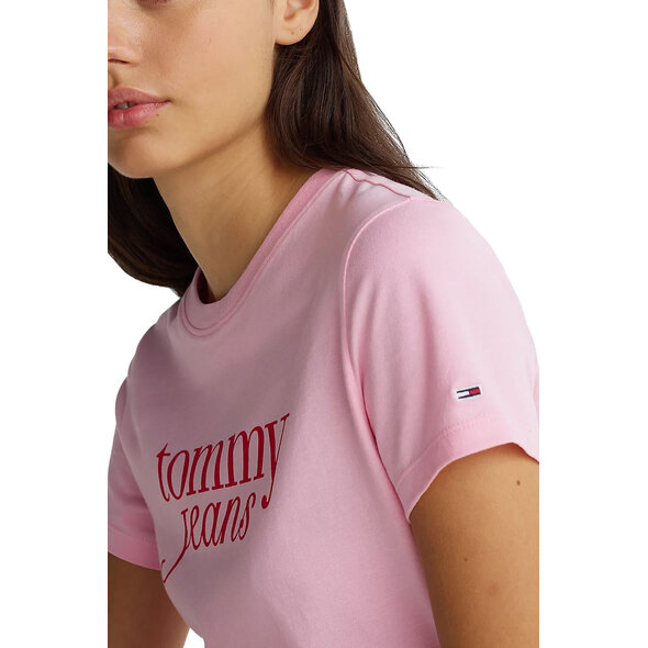 TOMMY HILFIGER TJW LOGO SLIM T-SHIRT ΓΥΝΑΙΚEIO DW0DW19447-TPF