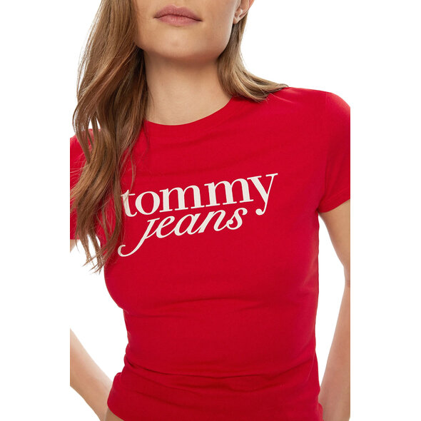 TOMMY HILFIGER TJW LOGO SLIM T-SHIRT ΓΥΝΑΙΚEIO DW0DW19447-XME