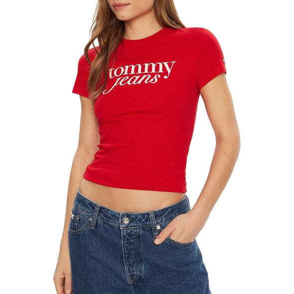 TOMMY HILFIGER TJW LOGO SLIM T-SHIRT ΓΥΝΑΙΚEIO DW0DW19447-XME