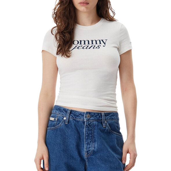 TOMMY HILFIGER TJW LOGO SLIM T-SHIRT ΓΥΝΑΙΚEIO DW0DW19447-YBH