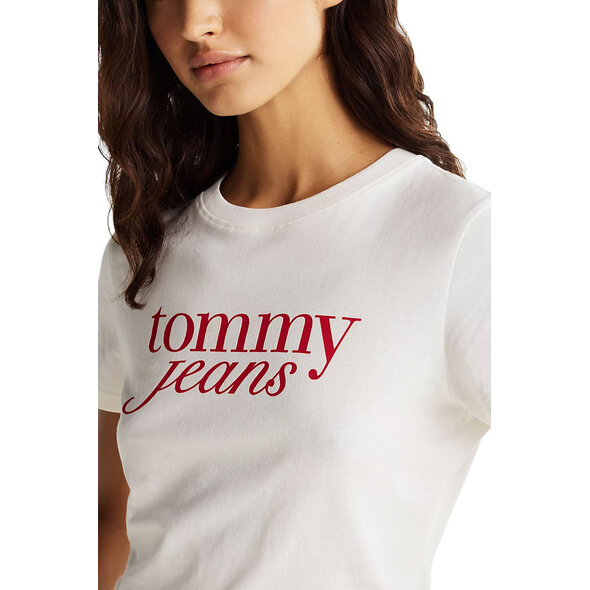 TOMMY HILFIGER TJW LOGO SLIM T-SHIRT ΓΥΝΑΙΚEIO DW0DW19447-YBL