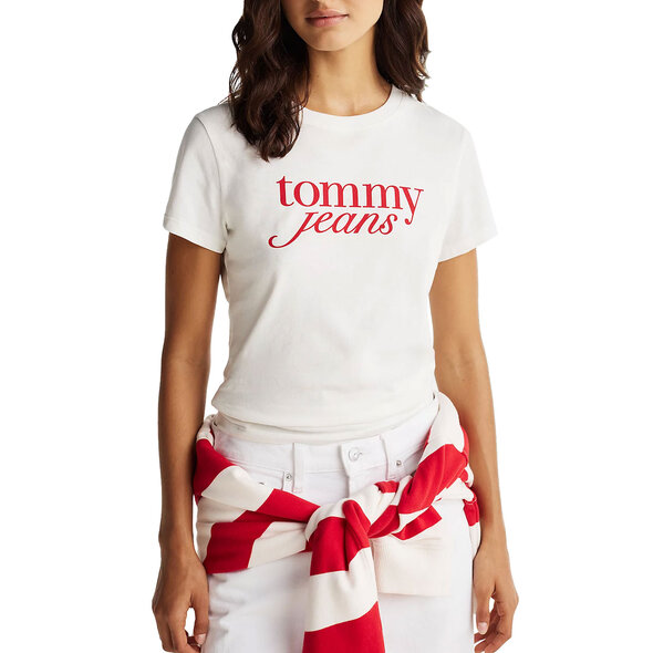 TOMMY HILFIGER TJW LOGO SLIM T-SHIRT ΓΥΝΑΙΚEIO DW0DW19447-YBL