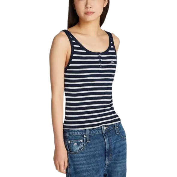 TOMMY HILFIGER TJW RIBBED SLIM TANK TOP ΓΥΝΑΙΚEIO DW0DW19492-0A6