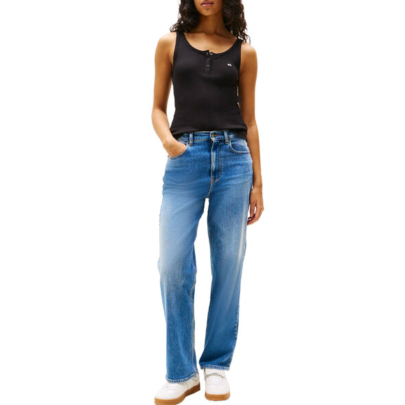TOMMY HILFIGER TJW RIBBED SLIM TANK TOP ΓΥΝΑΙΚEIO DW0DW19492-BDS