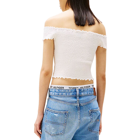 TOMMY HILFIGER TJW CROP SMOCK TOP ΓΥΝΑΙΚEIO DW0DW20238-YBL