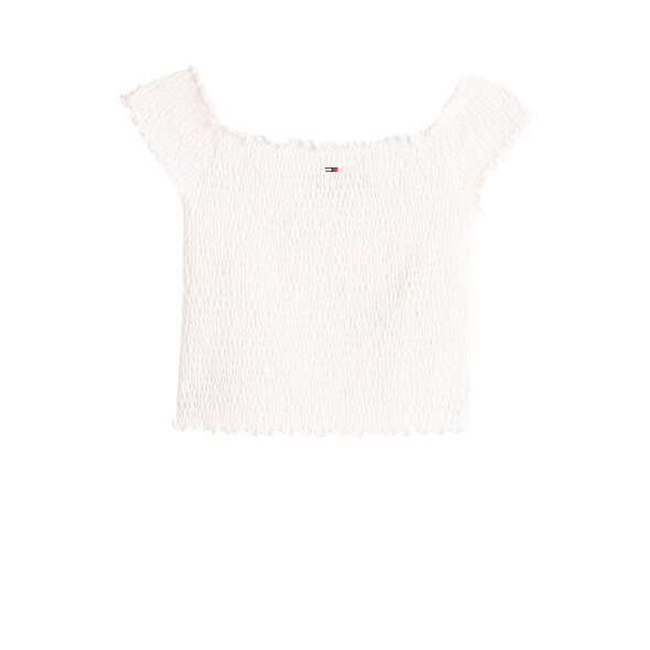 TOMMY HILFIGER TJW CROP SMOCK TOP ΓΥΝΑΙΚEIO DW0DW20238-YBL