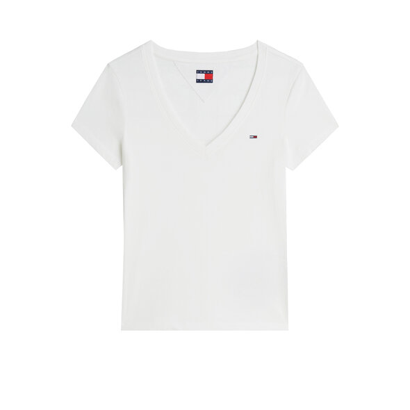 TOMMY HILFIGER TJW V-NECK ΜΠΛΟΥΖΑ ΓΥΝΑΙΚEIA DW0DW20458-YBL