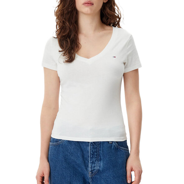 TOMMY HILFIGER TJW V-NECK ΜΠΛΟΥΖΑ ΓΥΝΑΙΚEIA DW0DW20458-YBL
