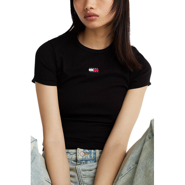 TOMMY HILFIGER TJW SLIM RIB ΜΠΛΟΥΖΑ ΓΥΝΑΙΚEIA DW0DW20463-BDS