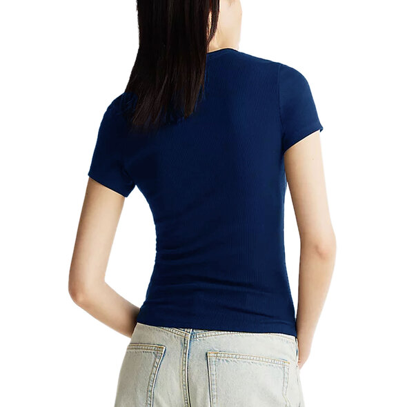 TOMMY HILFIGER TJW SLIM RIB ΜΠΛΟΥΖΑ ΓΥΝΑΙΚEIA DW0DW20463-C1G