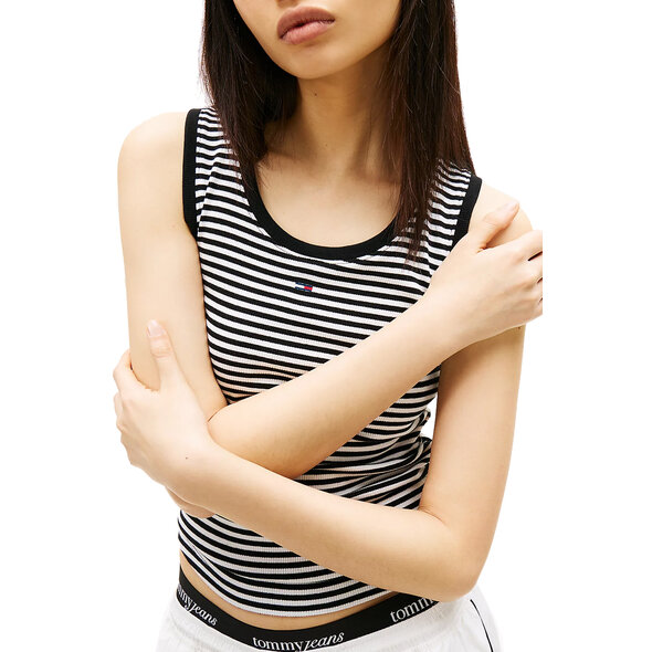 TOMMY HILFIGER TJW RIBBED SLIM TANK TOP ΓΥΝΑΙΚEIO DW0DW20673-0AQ