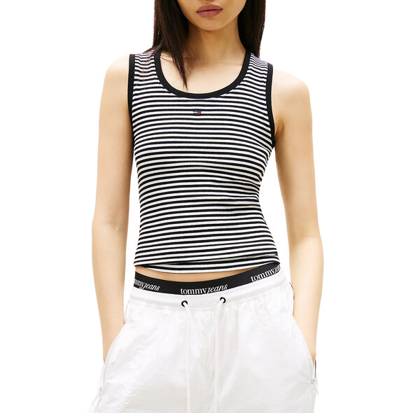 TOMMY HILFIGER TJW RIBBED SLIM TANK TOP ΓΥΝΑΙΚEIO DW0DW20673-0AQ