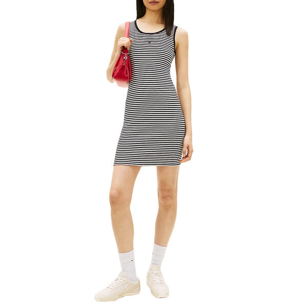 TOMMY HILFIGER  TJW ESSENTIAL RIB ΦΟΡΕΜΑ ΓΥΝΑΙΚΕΙΟ DW0DW20674-0AQ