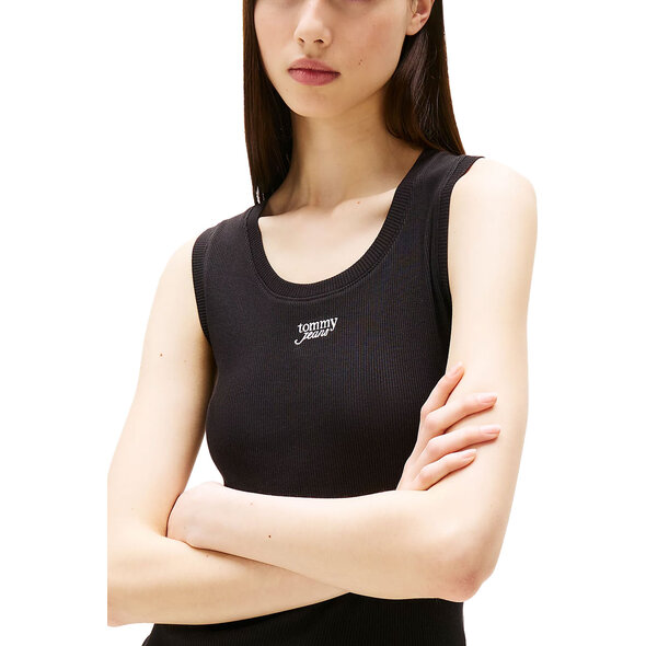 TOMMY HILFIGER TJW LOGO SLIM TANK TOP ΓΥΝΑΙΚEIO DW0DW21369-BDS