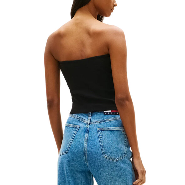  TOMMY HILFIGER TJW BANDEAU RIB ΜΠΛΟΥΖΑ ΓΥΝΑΙΚEIΑ DW0DW22263-BDS