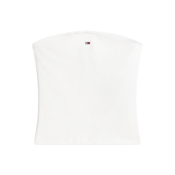  TOMMY HILFIGER TJW BANDEAU RIB ΜΠΛΟΥΖΑ ΓΥΝΑΙΚEIΑ DW0DW22263-YBL