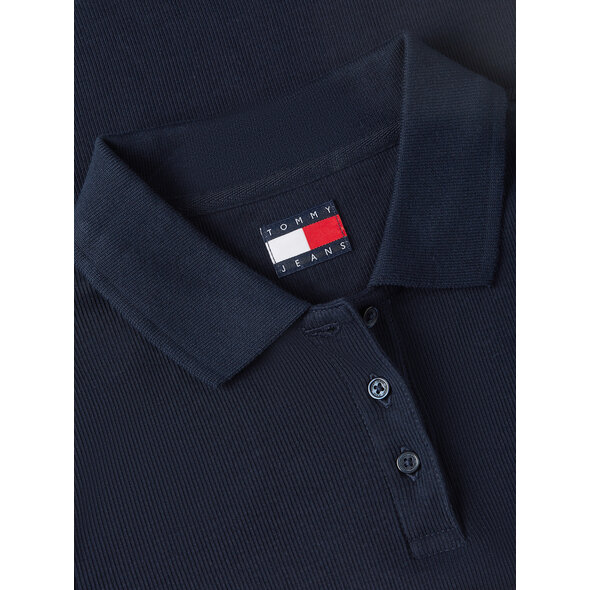 TOMMY HILFIGER TJW SLIM RIB POLO ΜΠΛΟΥΖΑ ΓΥΝΑΙΚΕΙΑ DW0DW22327-C1G