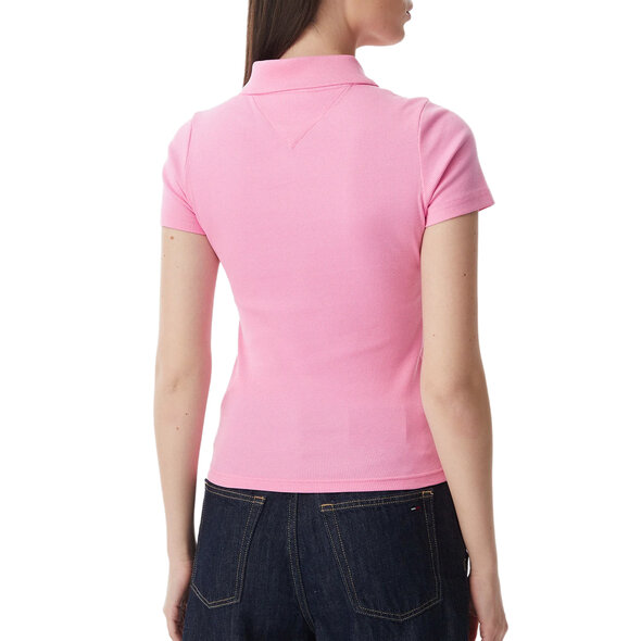 TOMMY HILFIGER TJW SLIM RIB POLO ΜΠΛΟΥΖΑ ΓΥΝΑΙΚΕΙΑ DW0DW22327-TOU