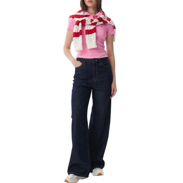 TOMMY HILFIGER TJW SLIM RIB POLO ΜΠΛΟΥΖΑ ΓΥΝΑΙΚΕΙΑ DW0DW22327-TOU