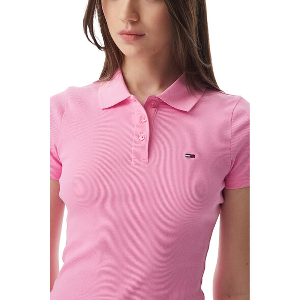 TOMMY HILFIGER TJW SLIM RIB POLO ΜΠΛΟΥΖΑ ΓΥΝΑΙΚΕΙΑ DW0DW22327-TOU