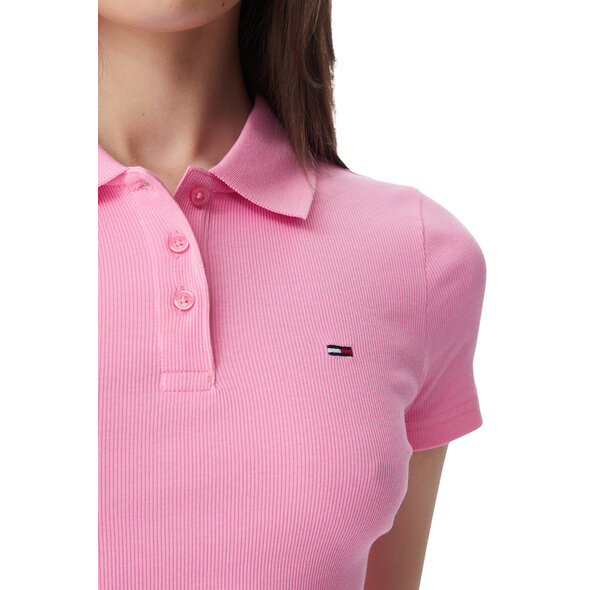 TOMMY HILFIGER TJW SLIM RIB POLO ΜΠΛΟΥΖΑ ΓΥΝΑΙΚΕΙΑ DW0DW22327-TOU