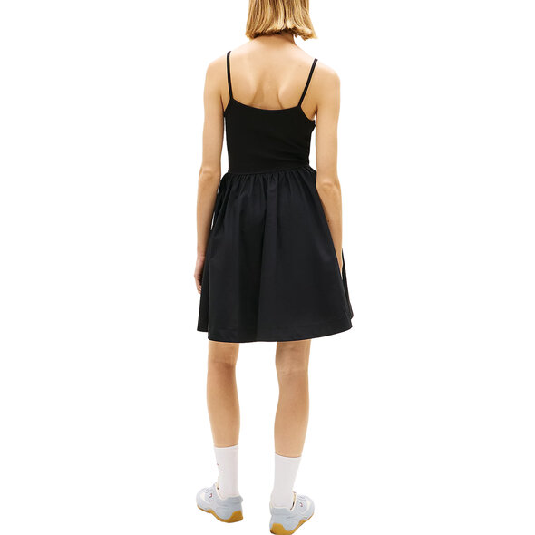 TOMMY HILFIGER TJW RIB POPLIN MIX ΦΟΡΕΜΑ ΓΥΝΑΙΚΕΙΟ DW0DW22352-BDS
