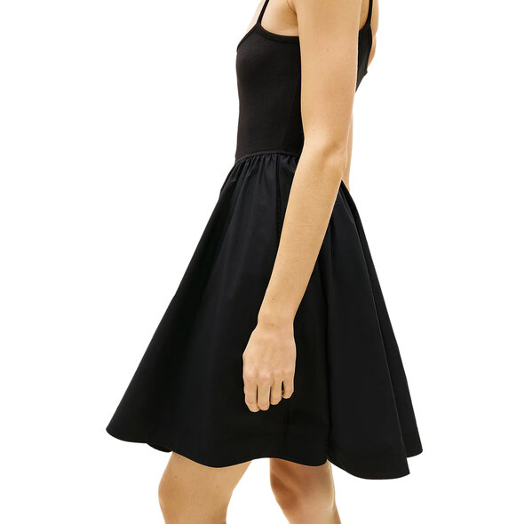 TOMMY HILFIGER TJW RIB POPLIN MIX ΦΟΡΕΜΑ ΓΥΝΑΙΚΕΙΟ DW0DW22352-BDS
