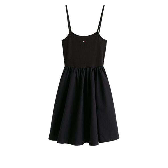 TOMMY HILFIGER TJW RIB POPLIN MIX ΦΟΡΕΜΑ ΓΥΝΑΙΚΕΙΟ DW0DW22352-BDS