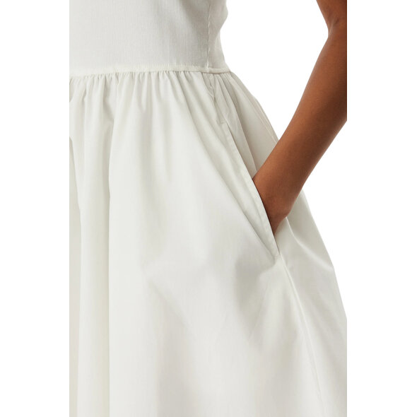 TOMMY HILFIGER TJW RIB POPLIN MIX ΦΟΡΕΜΑ ΓΥΝΑΙΚΕΙΟ DW0DW22352-YBL