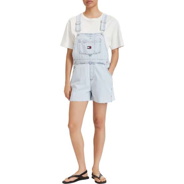 TOMMY HILFIGER MIA DUNGAREE DENIM ΣΑΛΟΠΕΤΑ ΓΥΝΑΙΚΕΙΑ DW0DW22402-1AB