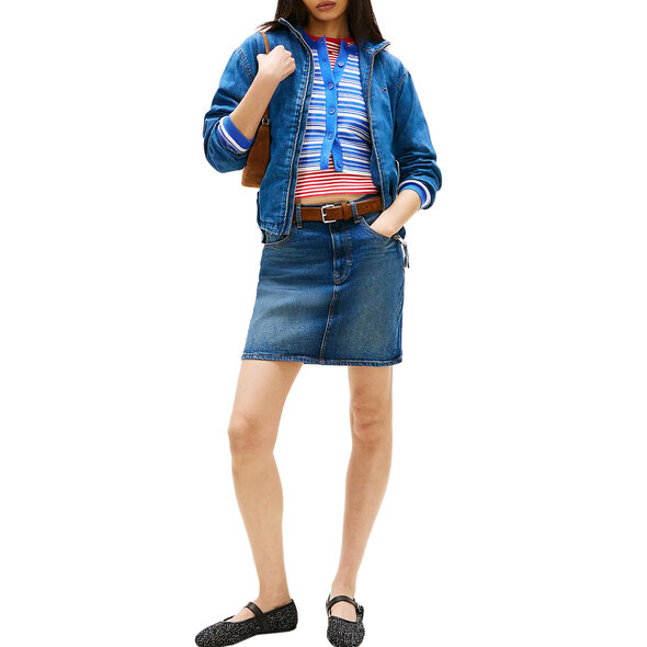 TOMMY HILFIGER MOM DENIM ΦΟΥΣΤΑ ΓΥΝΑΙΚΕΙΑ DW0DW22714-1BK