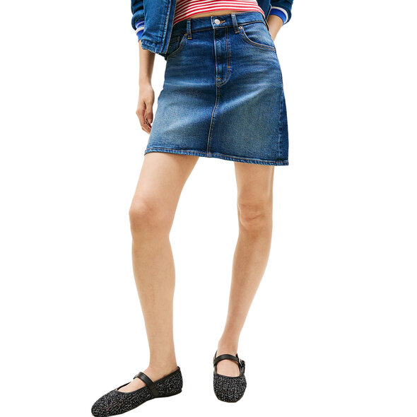 TOMMY HILFIGER MOM DENIM ΦΟΥΣΤΑ ΓΥΝΑΙΚΕΙΑ DW0DW22714-1BK