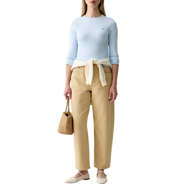 TOMMY HILFIGER TJW SLIM RIB ΜΠΛΟΥΖΑ ΓΥΝΑΙΚΕΙΑ DW0DW22783-C1R