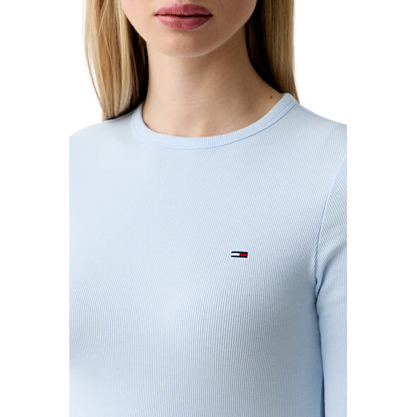 TOMMY HILFIGER TJW SLIM RIB ΜΠΛΟΥΖΑ ΓΥΝΑΙΚΕΙΑ DW0DW22783-C1R