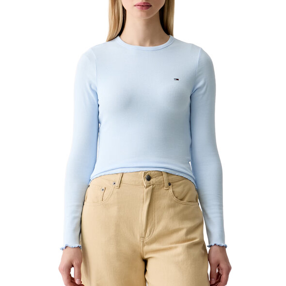 TOMMY HILFIGER TJW SLIM RIB ΜΠΛΟΥΖΑ ΓΥΝΑΙΚΕΙΑ DW0DW22783-C1R