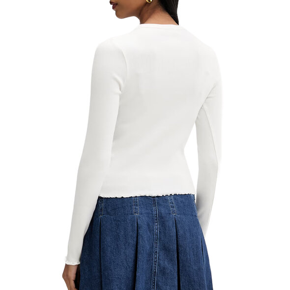 TOMMY HILFIGER TJW SLIM RIB ΜΠΛΟΥΖΑ ΓΥΝΑΙΚΕΙΑ DW0DW22783-YBL