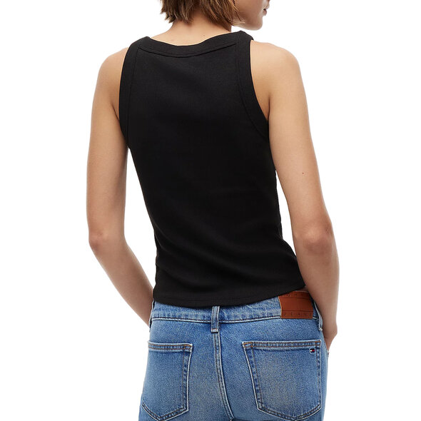 TOMMY HILFIGER TJW SLIM ESS LOGO RIB ΜΠΛΟΥΖΑ ΓΥΝΑΙΚΕΙΑ DW0DW22806-BDS