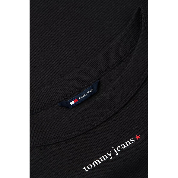 TOMMY HILFIGER TJW SLIM ESS LOGO RIB ΜΠΛΟΥΖΑ ΓΥΝΑΙΚΕΙΑ DW0DW22806-BDS